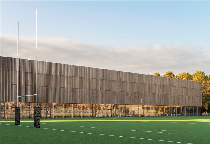 Complexe sportif Le Gallo à Boulogne : une architecture en bois THT qui a du caractère !