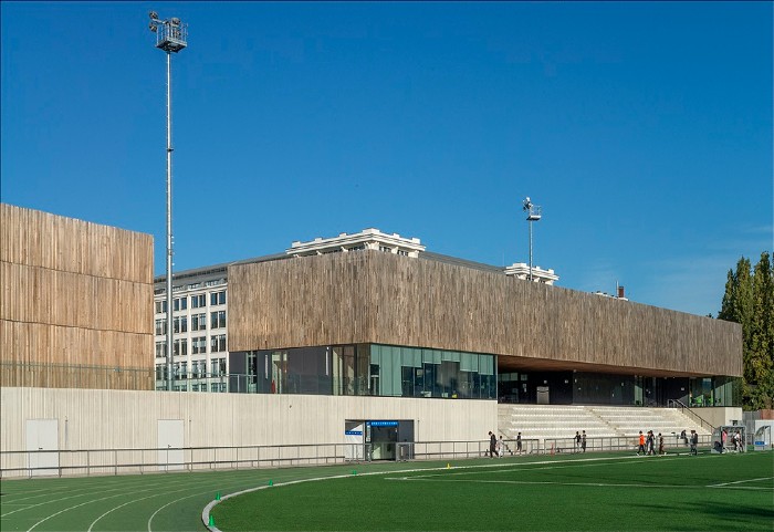 Complexe sportif Le Gallo à Boulogne : une architecture en bois THT qui a du caractère !