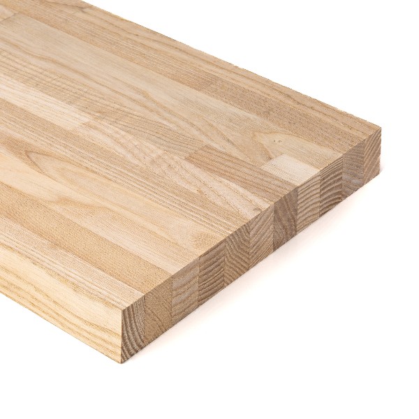Panneau lamellé-collé frêne L20 31mm