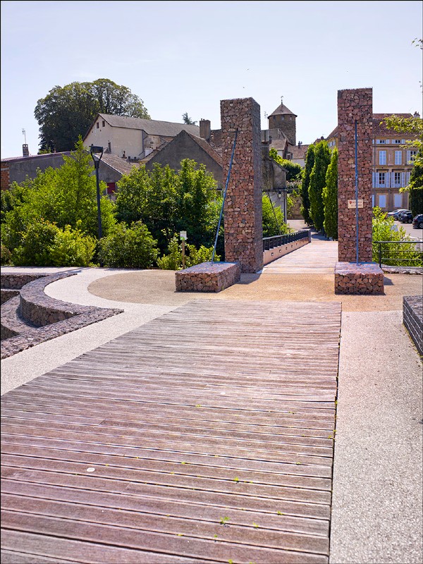 Passerelle en chêne