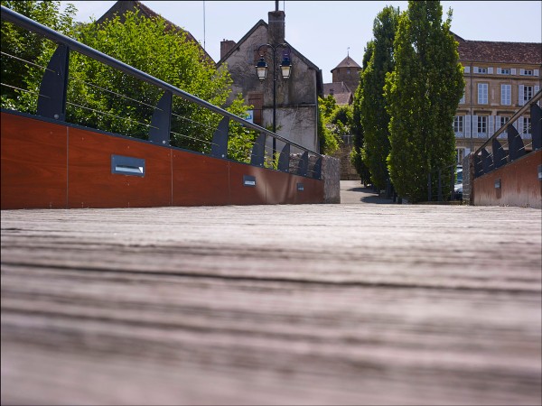 Passerelle en chêne