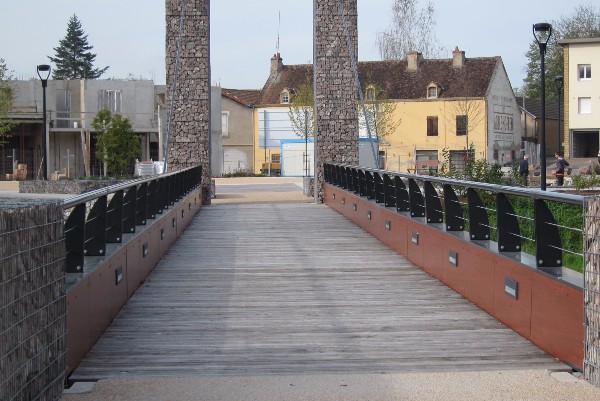 Passerelle en chêne