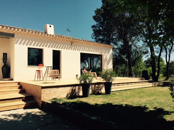 Terrasse de maison en Douglas