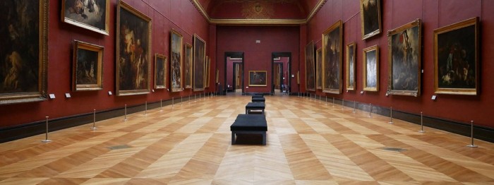 Le parquet du musée du Louvre