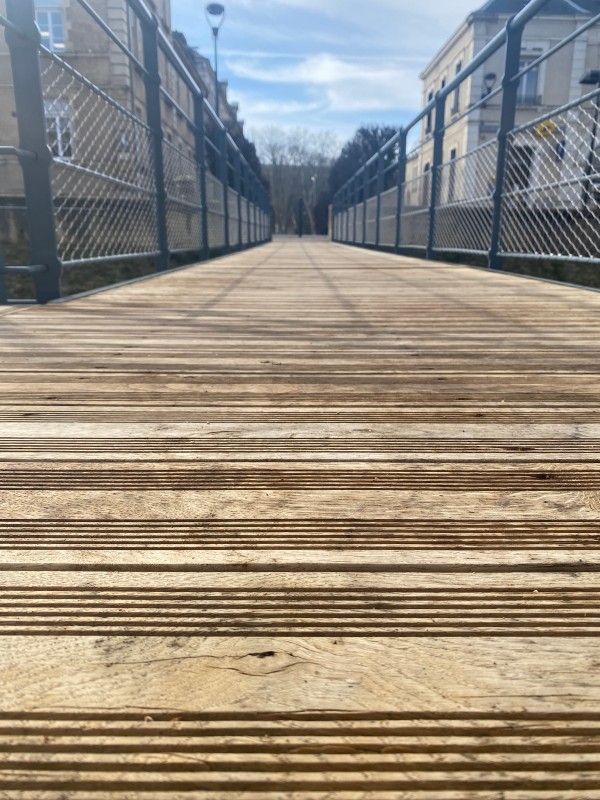 Passerelle en Chêne