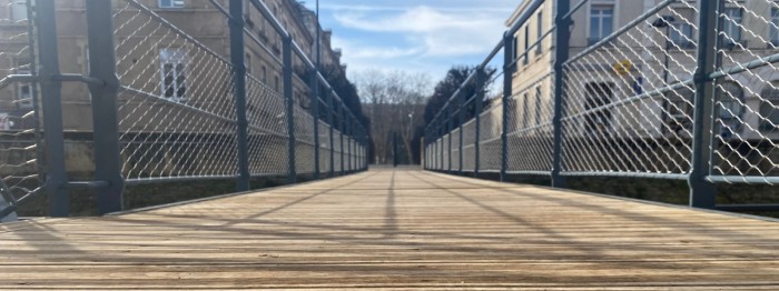 Passerelle en Chêne