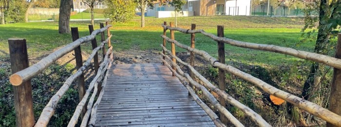 Passerelles en chêne espace natura 2000