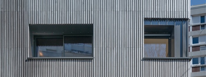 Immeuble résidentiel parisien en bardage bois
