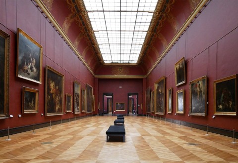 Le parquet du musée du Louvre